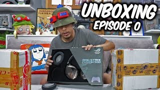 UNBOXING New Headphones! And Random Geeky Stuff! Ft. The ASUS ROG Fusion 500