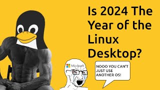 Will 2024 be the Year of the Linux Desktop? | Linux Only Challenge Day 1: Desktop Setup