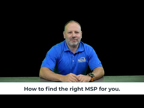 How to find the right MSP for you