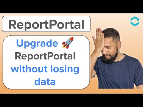 ReportPortal | How to upgrade ReportPortal with postgres and minio data backup and restore