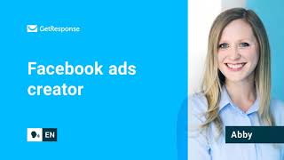 How to Create Facebook Ads Inside GetResponse - Easy and Fast | GetResponse Tutorial
