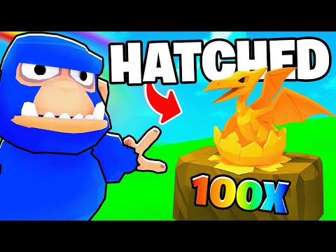 I HATCHED 100 Of The RAREST DINOSAUR EGGS In UG VR!