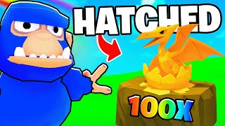 I HATCHED 100 Of The RAREST DINOSAUR EGGS In UG VR!