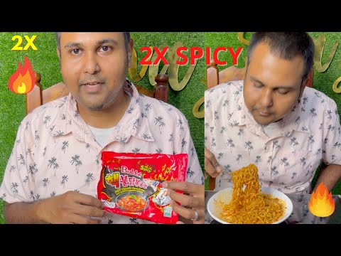 2x Spicy Fire Ramen Noodle Challenge