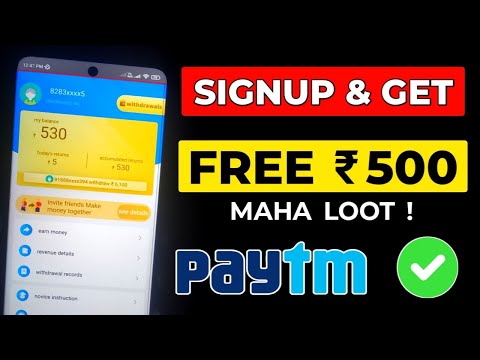 🔴 Free ₹500 Paytm Cash | New Earning App | Online Earning | How To Earn Money Online | Tek Harsh