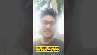 NIT Raipur placement statics | placement statics | nit Raipur placements #jee #nitrr #placement