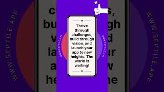 "Thrive Thursdays" 🌟 #reptileapp #nocodeapps