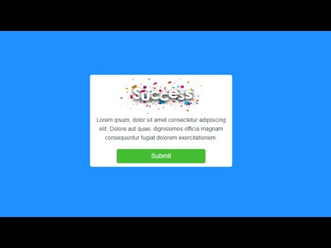 Create a popup box using html css & javascript