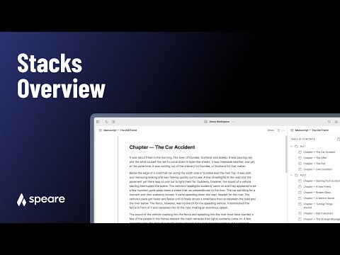 Overview of Stacks — Speare Tutorial