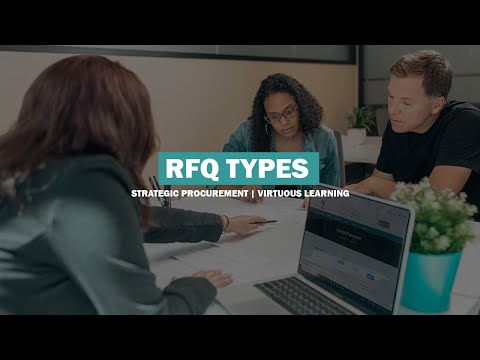 Types of Request for Quotations (RFQs) | Online Learning | Strategic Procurement | Virtuous Learning