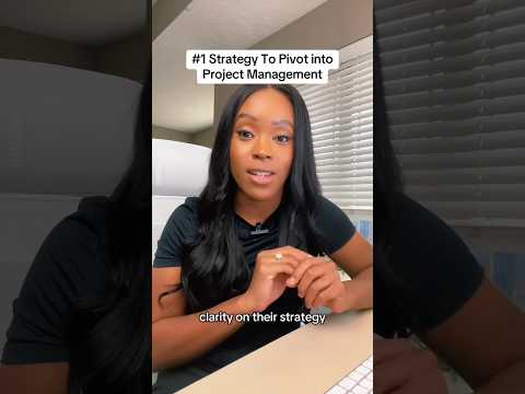 🛑STOP wasting time! You need a clear strategy #projectmanagement #jobsearch