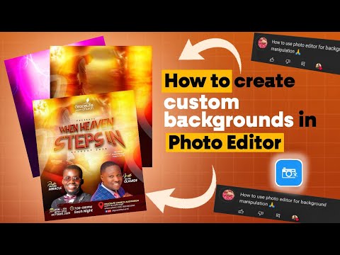 BACKGROUND MANIPULATION HACKS: Church flyer background design + Tips and Tricks || Photo Editor