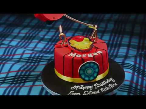 World's First Socially Distanced Birthday Party  (VR controlled Robot lights a candle)