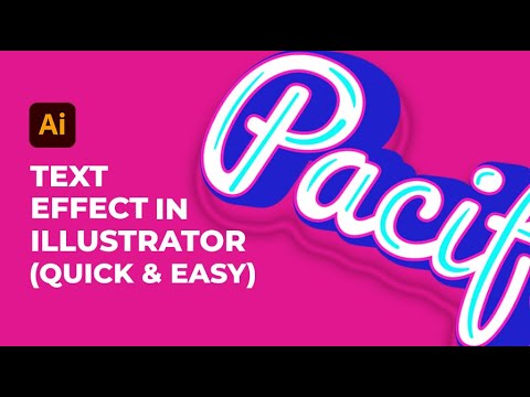 Create Typography & Text Effects in Illustrator | Unleash Your Creativity!
