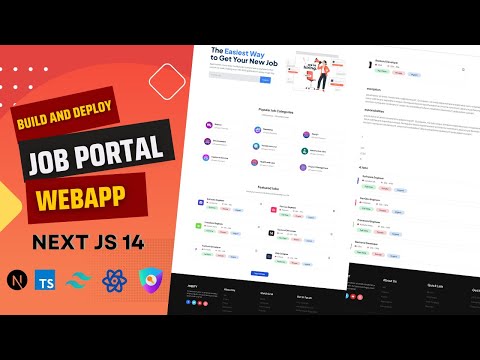 Job Portal Web App with Next.js 14 | (React, TypeScript, Tailwind CSS, Next-Auth)