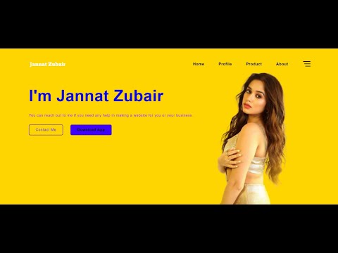 How To Make Animated Website Design Using HTML And CSS Step By Step@jannatzubairrahmani956