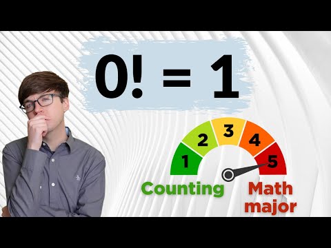 0! = 1 Explained in 5 Levels from Counting to Math Major