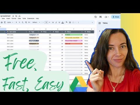 Google sheets for online businesses, inventory and customer management, expenses, and more!