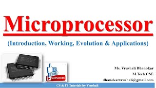 PA 1.1: Everything About Microprocessor with Examples @csittutorialsbyvrushali