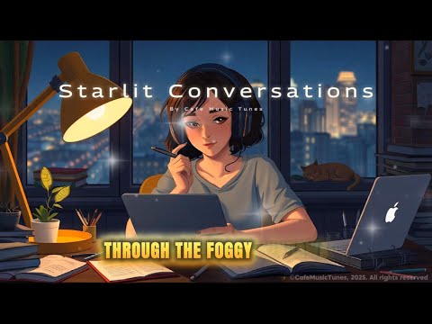 Starlit Conversations – Dreamy Lo-Fi Beats for Study, Work, and Chill | Cafe Music Tunes