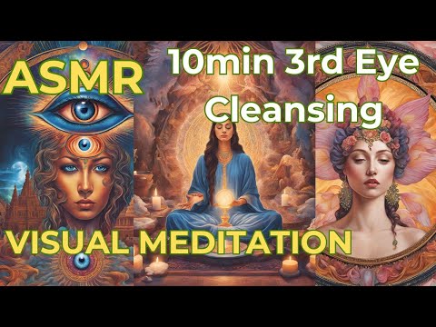 Spiritual ASMR Meditation with CALM Visuals for Third Eye Cleansing