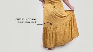 Sew Gathers With French Seams | Easy Sewing Tutorial
