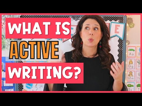 Teaching Writing To Kindergarten & First Grade - Active Writing - Engaging Writing Activities