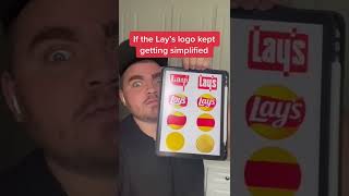 If the Lay's logo kept getting simplified #shorts | tylietok