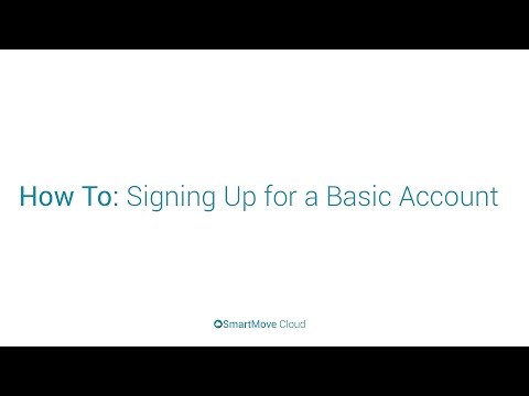How To: Signing Up for a Basic Account