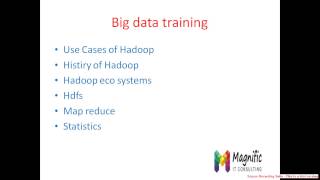 Big data training