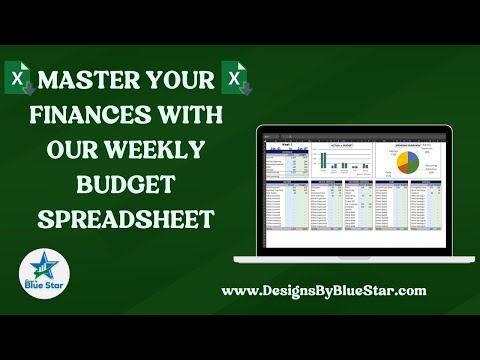 📊 Master Your Finances with Our Weekly Budget Template and Savings Tracker! 🌟
