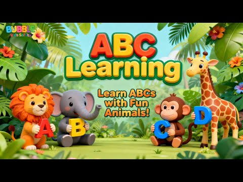 ABC Animals for Kids ✨ | Learn Alphabet A–Z with Cute Animals