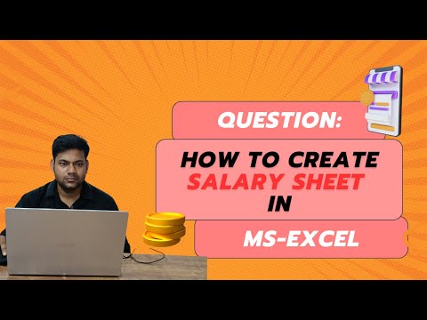How to Create Salary Sheet in Ms-Excel?