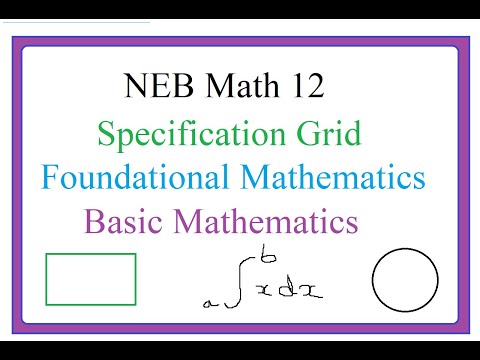 NEB math 12 || Class 12 math