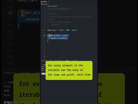 ✅ Loop easily with the For of Loop in Javascript 😎#javascript #coding #codinglife #programming