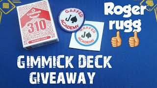 CUSTOM built GAFF deck + merch GIVEAWAY/cheers Roger Rugg👍👍#gaffedacademy