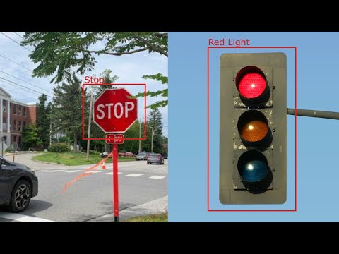 Stop Sign and Red Light Detection for Self Driving Car