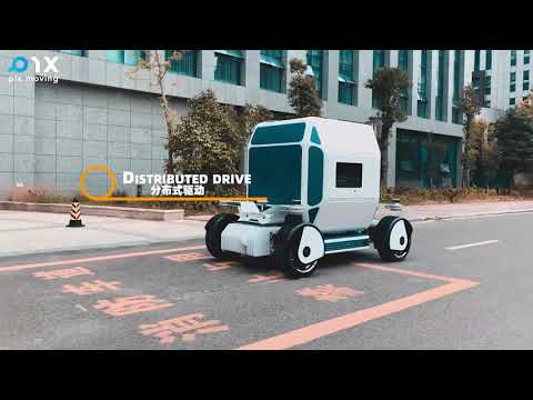 PIXBOT Autonomous Driving Delivery Robo-Vehicle Running For Services