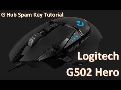 Quick Logitech G HUB Spam Key Tutorial