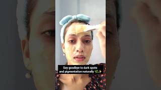 Dark spots? Pigmentation?Try this remedy💯 #darkspotsolution #skinbrightening #shorts #ytshorts #diy