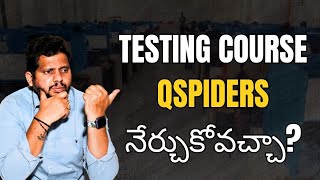 Testing Course Qspidersలో| Testing Course with Placement in Hyderabad | Qspiders Testing course |CYC