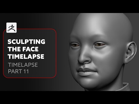 How to sculpt secondary forms in Z brush Timelapse Part 11