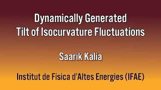 Special FTPI Seminar - 1/13/26 - Saarik Kalia - IFAE