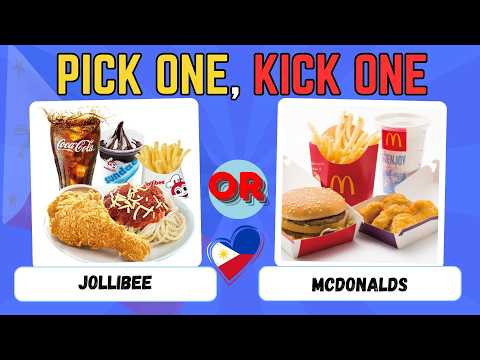 🇵🇭 Pick One, Kick One Filipino Food Edition🍴🍕 | Quizeat