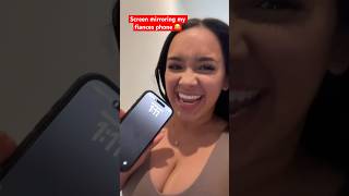 Screen mirroring my fiances phone.. 😂🤣