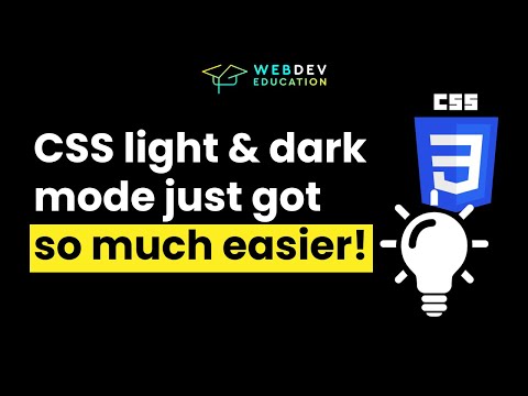 CSS light-dark() function tutorial (CSS dark mode & CSS light mode tutorial)
