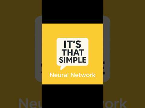 How Neural Networks Work Explained with LEGO | AI Basics in 60 Seconds #NeuralNetworks #Shorts