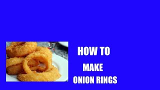 HOW TO MAKE ONION RINGS || TECHY FUN ||