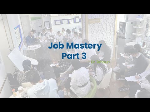 Your Way Of Mastery in Job Part 3- Dr. Tahoun