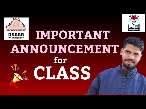 IMPORTANT ANNOUNCEMENT for DSSSB CLASS||MATHS AND REASONING FOR DSSSB, KVS, ||UPTET, CTET, REET,